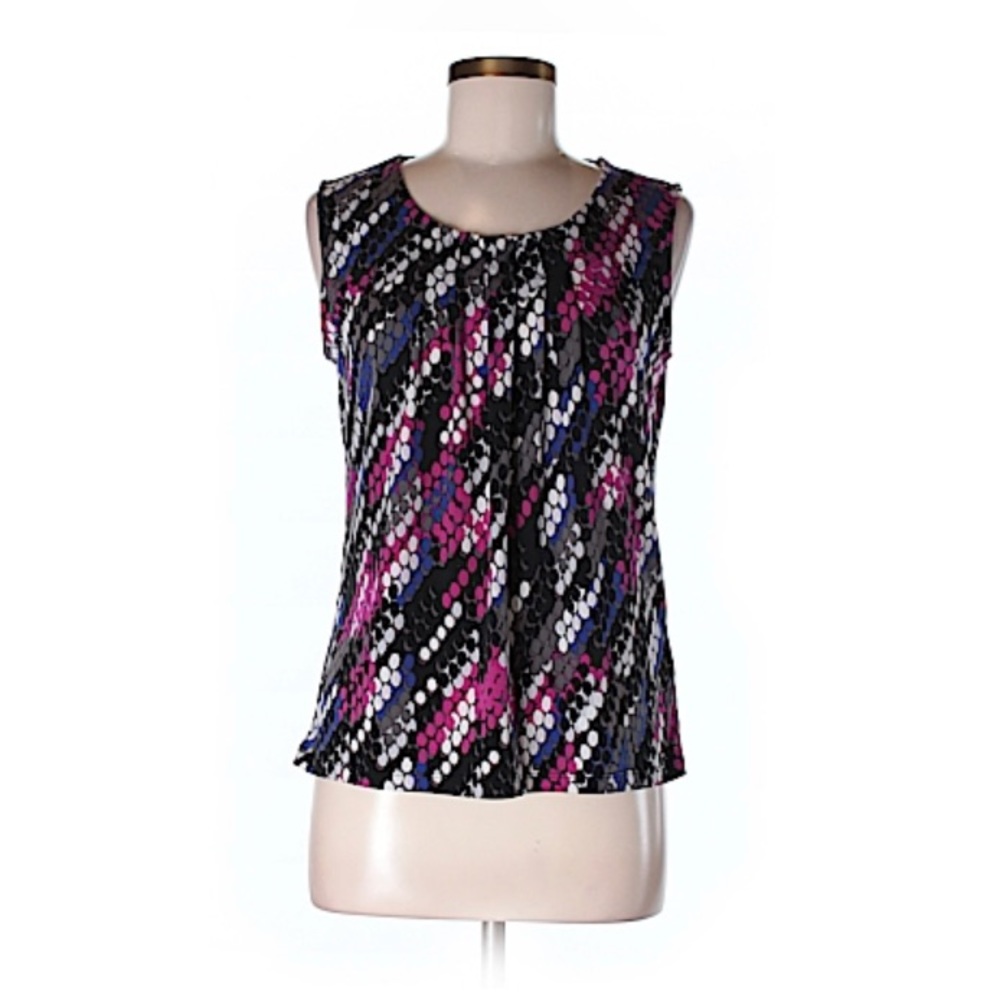 Kasper Sleeveless ꧁𝗠𝘂𝗹𝘁𝗶𝗖𝗼𝗹𝗼𝗿𝗲𝗱꧂Blouse